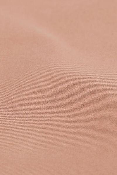 Beige Light Shaping High-Waisted Cotton French Knickers, Medium Beige, large image number 4