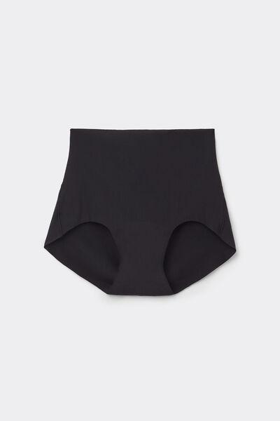Black High-Rise French Knickers, Black, large image number 3