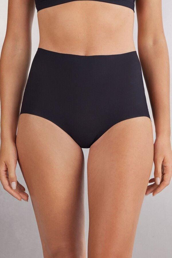 Beige High-Waisted Superior Comfort French Knickers, , large image number 2