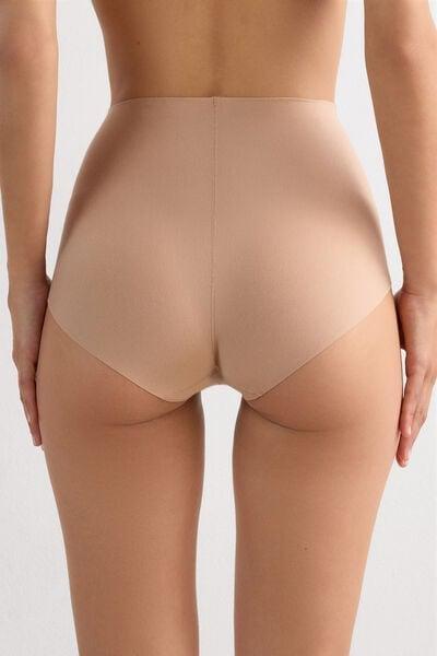 Beige High-Waisted French Knickers, Soft Beige, large image number 5
