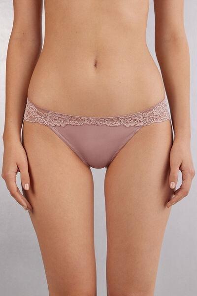 Pink Openwork Briefs, , large image number 0
