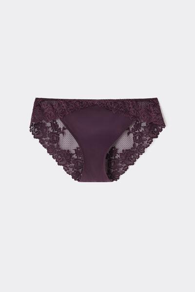 Purple Pretty Flowers Briefs, 5601_198K, large image number 1