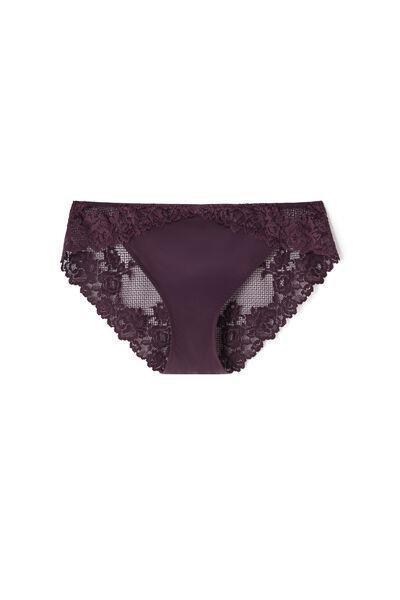 Purple Pretty Flowers Briefs, 5601_198K, large image number 2
