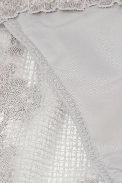 Grey Pretty Flowers Knickers, 5601_347J, large image number 4