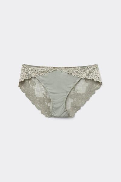 Green Pretty Flowers Briefs, , large image number 2