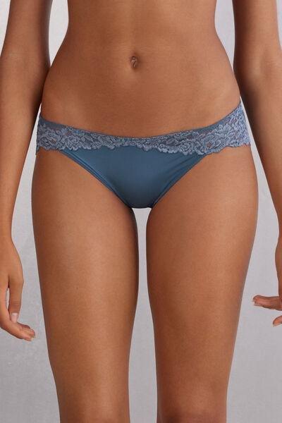 Blue Openwork Briefs, , large image number 0