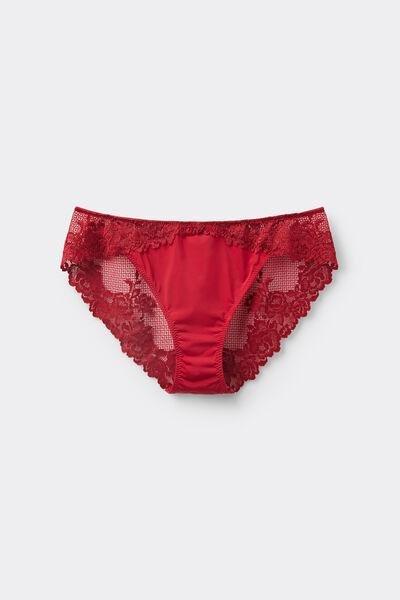Red Pretty Flowers Briefs, Wax Red, large image number 2