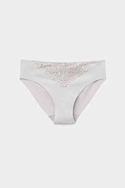 Grey Pretty Flowers Seamless Briefs, , large image number 2
