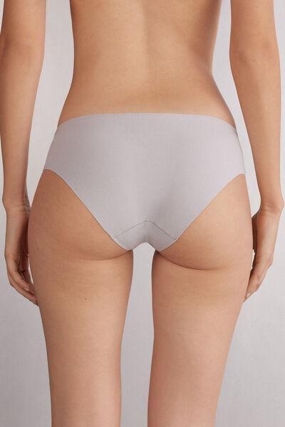 Grey Pretty Flowers Seamless Briefs, , large image number 3