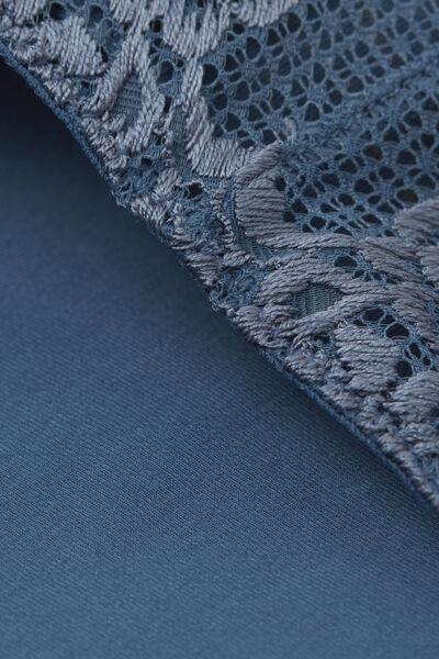 Blue Seamless Cotton Briefs, 5601_658J, large image number 4