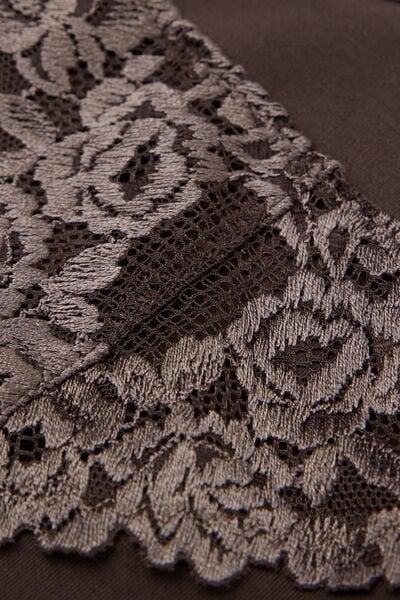 Brown Pretty Flowers Seamless Cotton Briefs, 5601_705J, large image number 4