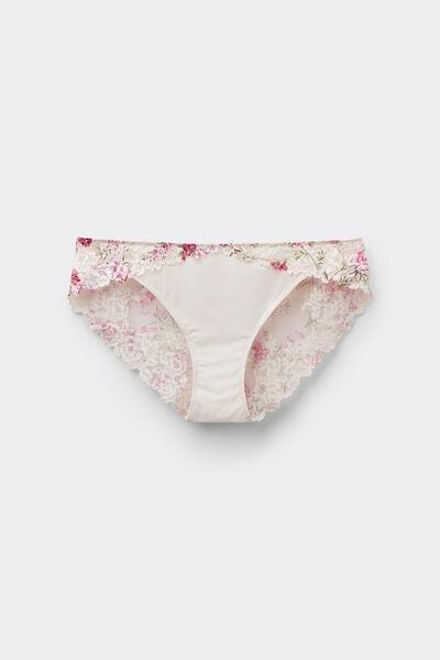 Pink Pretty Flowers Print Knickers, 5601_057K, large image number 3