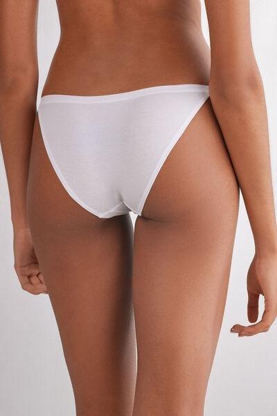 White Cotton String Panties, , large image number 3