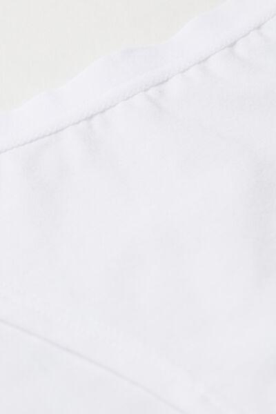White Cotton String Panties, , large image number 4