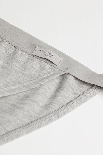 Grey Thin Side Straps Briefs, , large image number 4