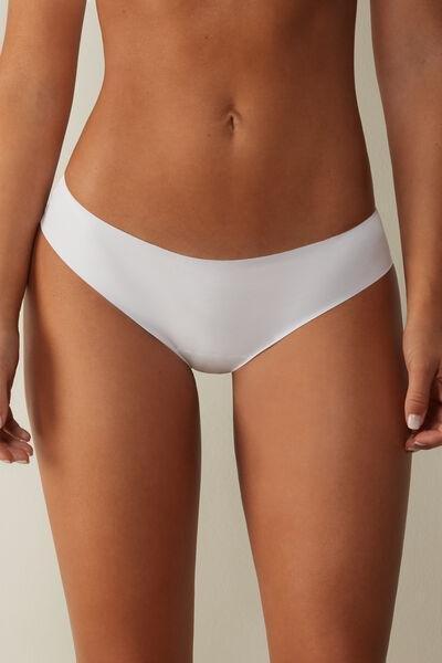 White Seamless Supima Briefs, , large image number 0