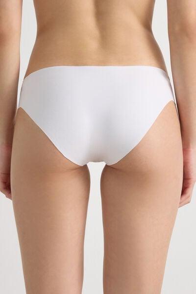 White Seamless Supima Briefs, White, large image number 4