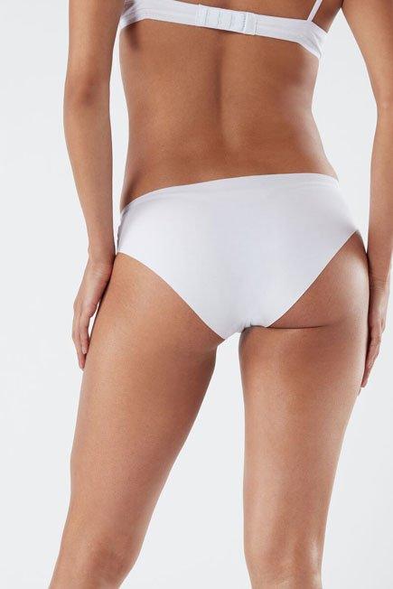 White Seamless Supima Briefs, , large image number 6