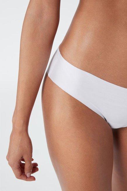 White Seamless Supima Briefs, White, large image number 7