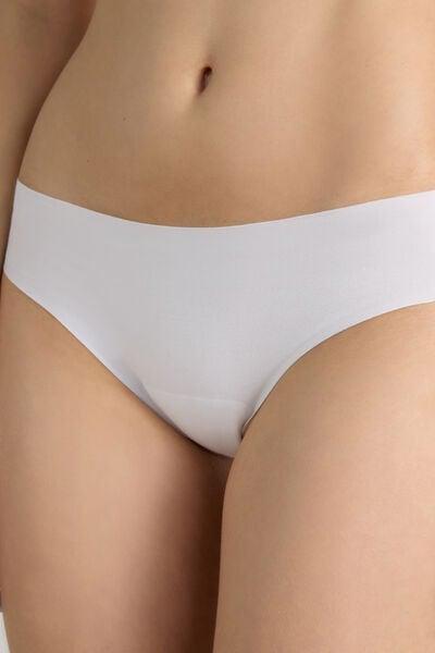 White Seamless Supima Briefs, White, large image number 9