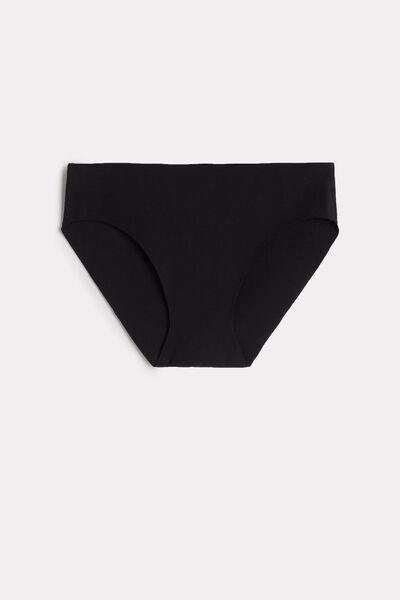 Black Seamless Supima Cotton Briefs, , large image number 2