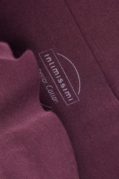 Burgundy Seamless Cotton Briefs, , large image number 4