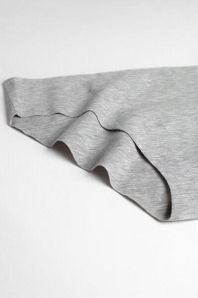 Grey  Seamless Supima Cotton Briefs, , large image number 4