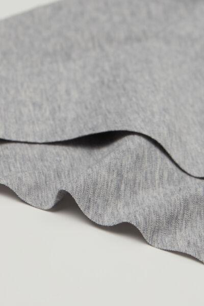 Grey Seamless Supima Cotton Briefs, , large image number 6