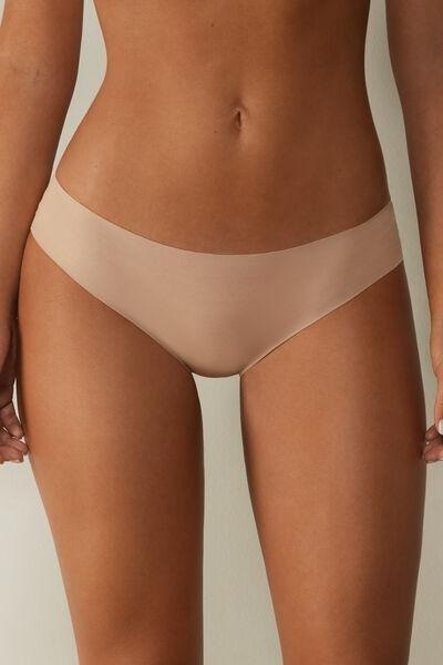 Beige Seamless Supima Cotton Briefs, , large image number 0
