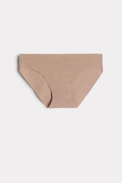 Beige Seamless Supima Cotton Briefs, , large image number 2