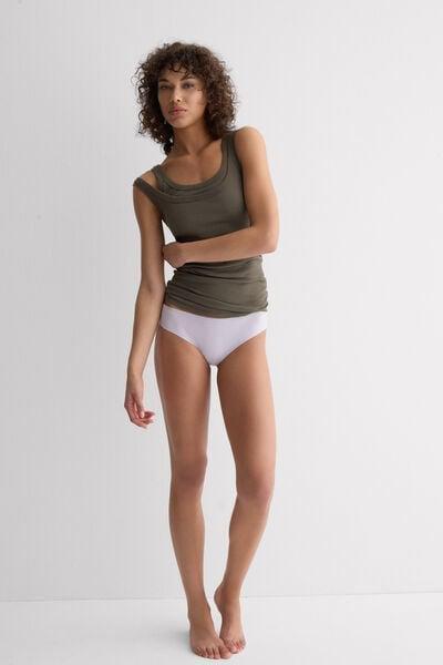 Lilac Seamless Cotton Briefs, 5601_056K, large image number 0