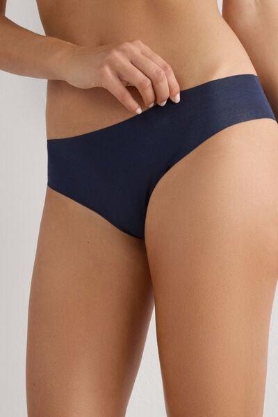 Navy Seamless Supima Briefs, Intense Blue, large image number 5