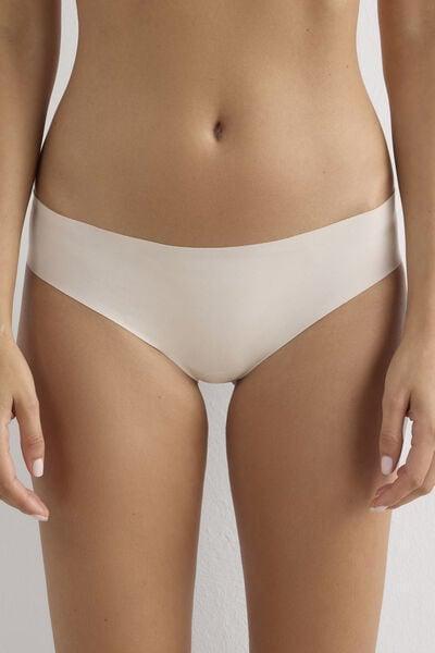 White Seamless Supima Briefs, Silk, large image number 2