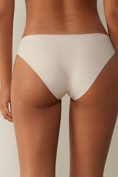 White Seamless Supima Briefs, , large image number 3