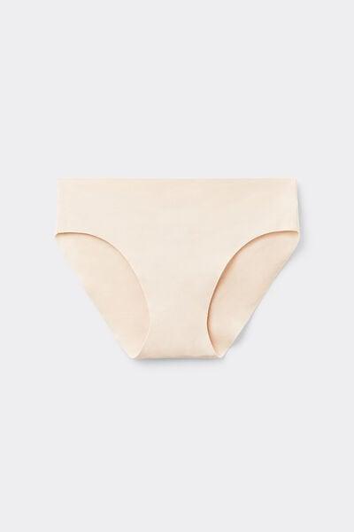 White Seamless Supima Briefs, Silk, large image number 4