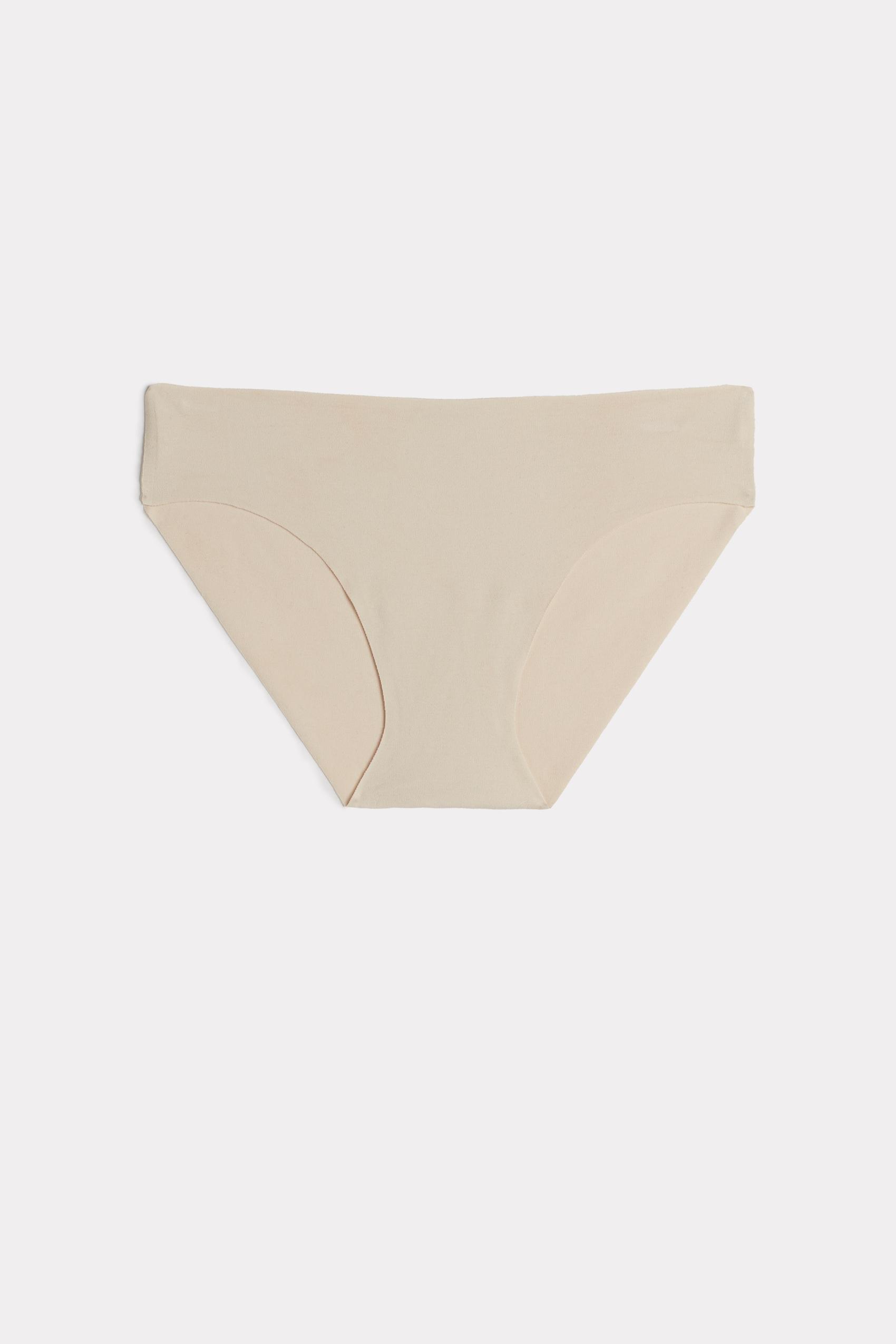 White Seamless Supima Briefs, Silk, large image number 5