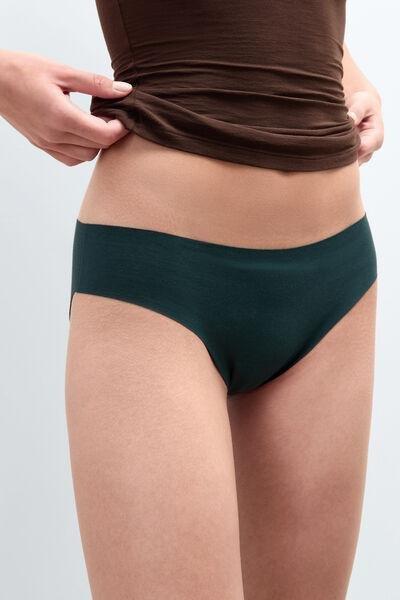 Green Seamless Cotton Briefs, 5601_254K, large image number 2