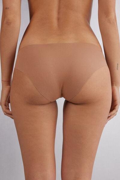 Brown Seamless Briefs, , large image number 3