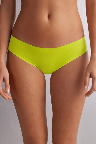 Green Raw Cut Cotton Briefs