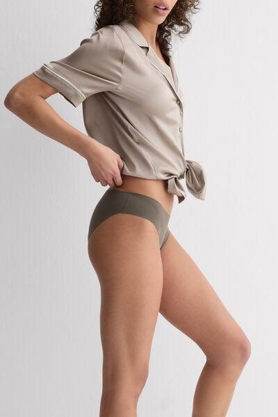 Green Seamless Cotton Briefs, 5601_660J, large image number 1