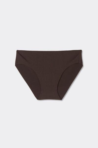 Brown Seamless Cotton Briefs, 5601_705J, large image number 2