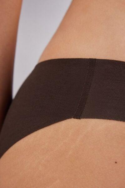 Brown Seamless Cotton Briefs, 5601_705J, large image number 5