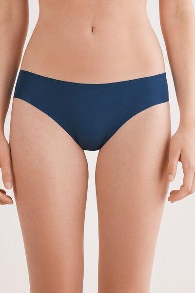 Blue Seamless Stretch Briefs, 5601_937J, large image number 3