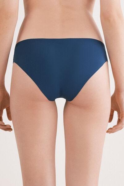 Blue Seamless Stretch Briefs, 5601_937J, large image number 4