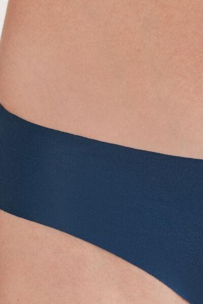 Blue Seamless Stretch Briefs, 5601_937J, large image number 7