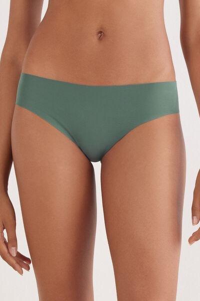 Green Seamless Stretch Briefs, 5601_941J, medium