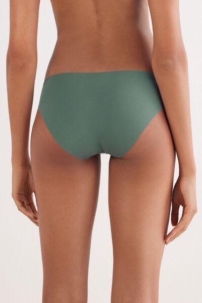 Green Seamless Stretch Briefs, 5601_941J, large image number 3