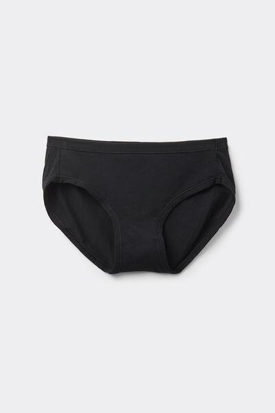 Black Ultralight Cotton Panties, , large image number 2