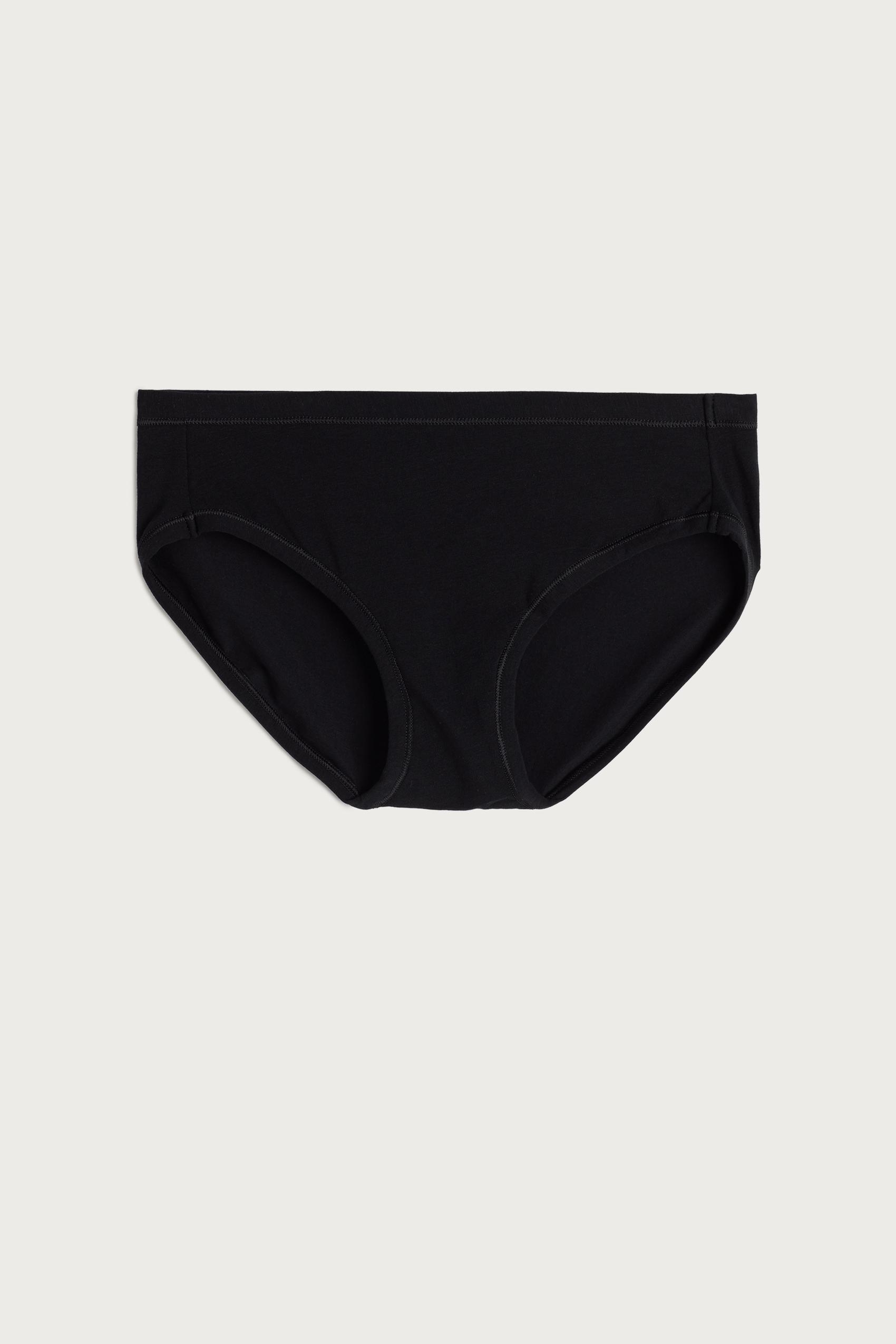 Black Ultralight Cotton Panties, , large image number 7