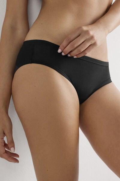 supima الأسود الخ"ي"؟ سراويل قطنية للنساء, Black, large image number 10